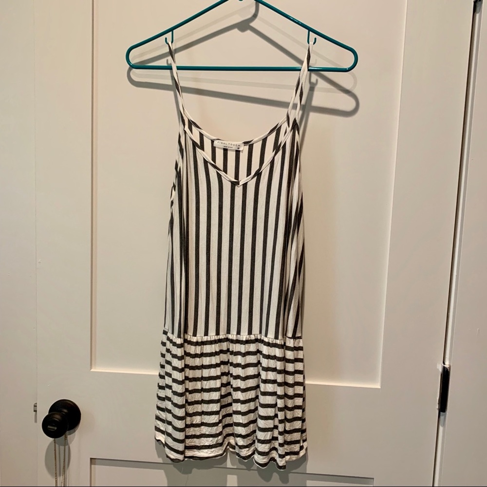 Final Touch Peplum Tank Top
